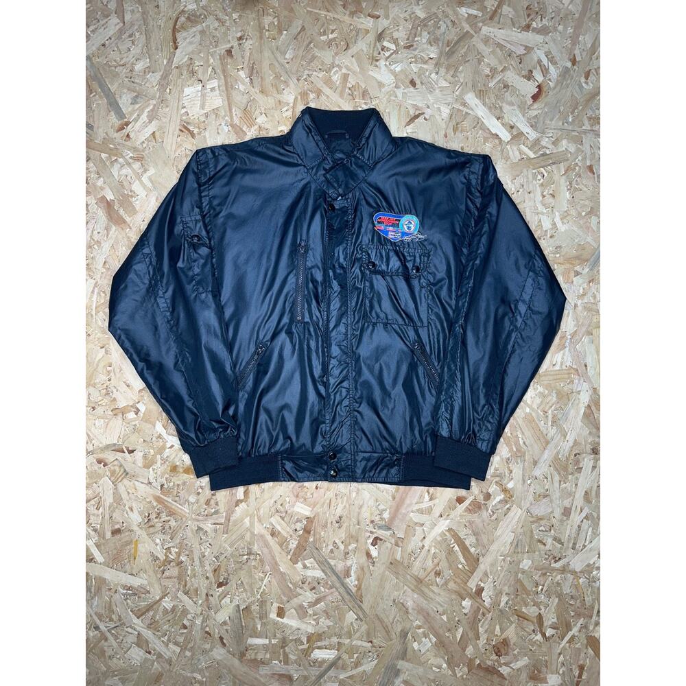 Men’s Black 1992 Fan Appreciation Tour Racing Jacket Richard Petty #43 Sz L